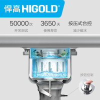HIGOLD/悍高 纳米多功能手工水槽单槽 304不锈钢厨盆套装加厚拉丝 厨房洗碗槽台下盆