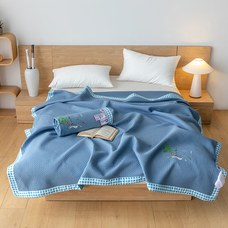 無印良品“仲夏”艾草驱蚊被MJ-B2023-012高清大图