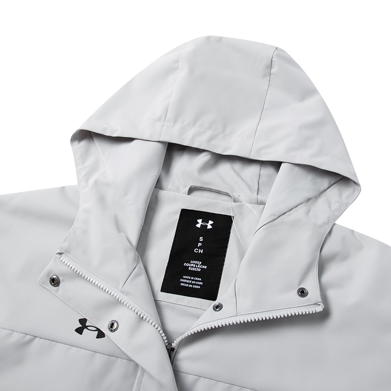 安德玛（Under Armour）女装 新款健身休闲时尚潮流舒适连帽运动夹克23600402-009 ZP高清大图