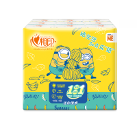 心相印小黄人系列18包装四层纸手帕（超迷你）
