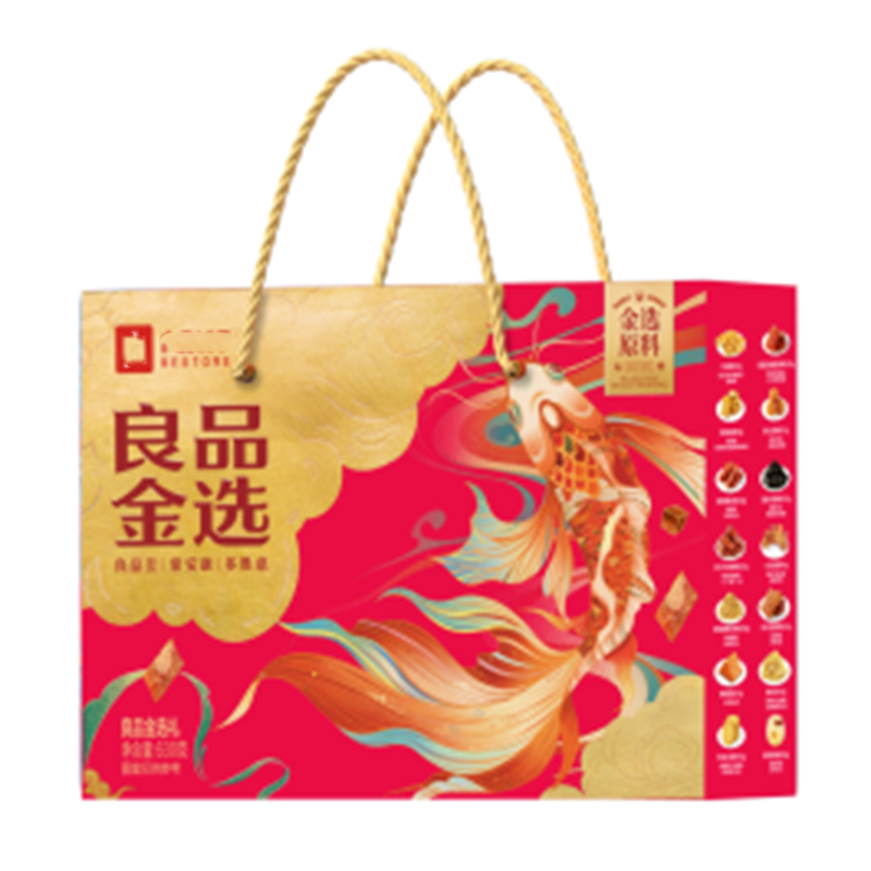秦鑫(QINXIN)良品铺子 金选礼 630g