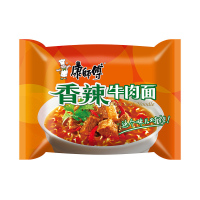 康师傅香辣牛肉方便面 五连包