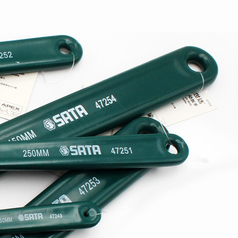 世达(SATA)47249 沾塑欧式活动扳手 6寸 单位:把