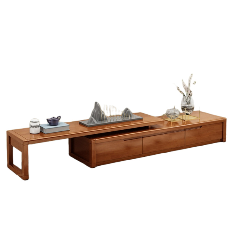 白寅 中式客厅伸缩实木电视柜 BY-DSG06(单位:套)