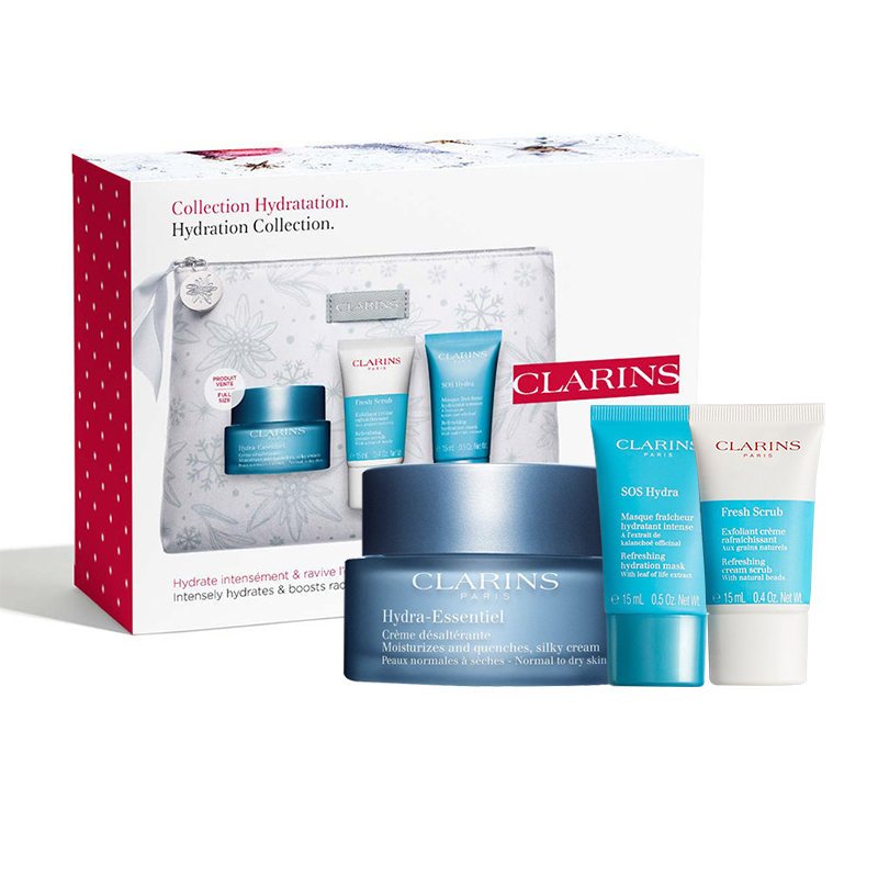 CLARINS娇韵诗 (恒润奇肌保湿面霜 中干性肌肤 50ml+日霜15ml +晚霜15ml)[原厂套盒]