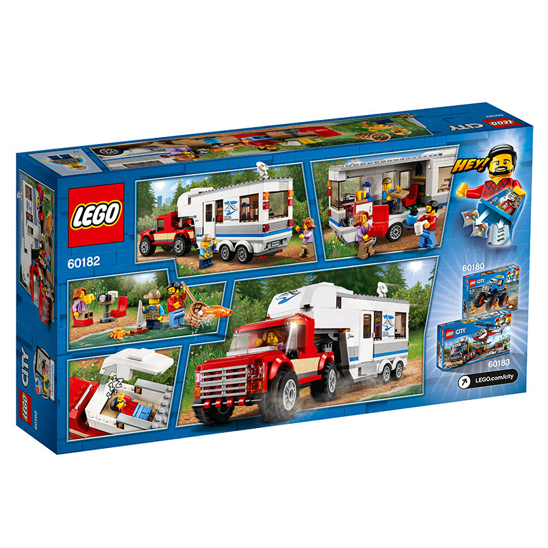 LEGO 乐高 City城市系列 亲子野营房车 LEGC60182 5-12岁 塑料玩具 200块以上