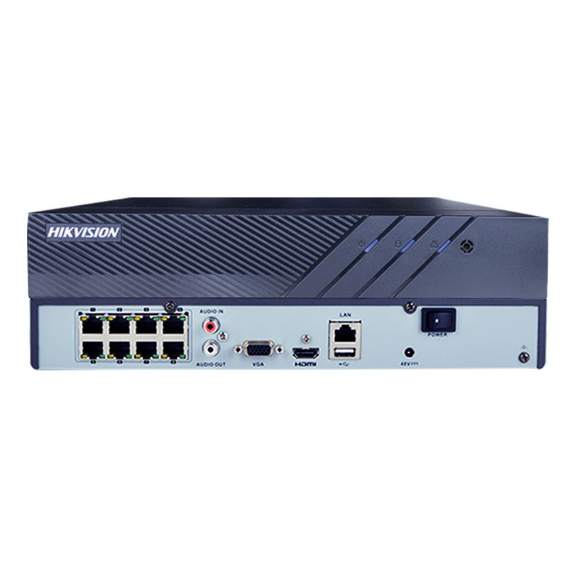 海康威视(HIKVISION) DS-7808NB-K2 硬盘录像机 双盘位双网口高清监控主机