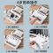 路由器收纳盒插线板电源线数据线排插座集线盒机顶盒wifi收纳神器 灰色*双层透气[路由器+排插收纳]