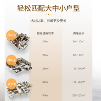 创尔特(Chant) 燃气壁挂炉 天然气地暖采暖洗浴两用 20KW天然气80-130平方