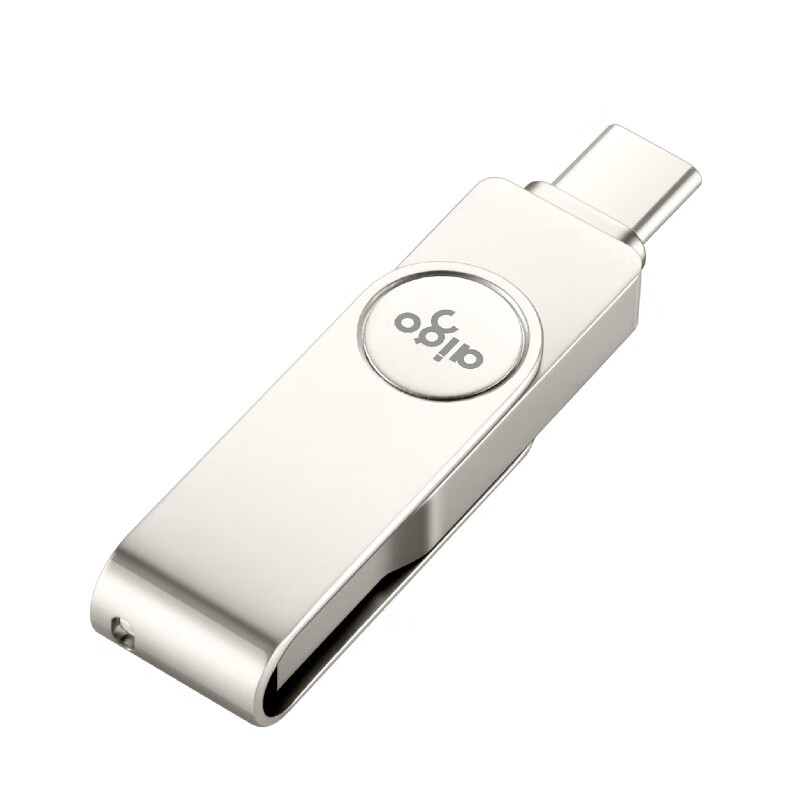 爱国者(AIGO) U356 64G Type-C USB3.1 U盘 银色高清大图