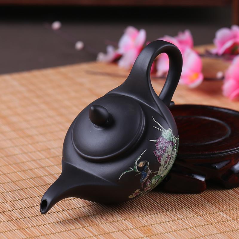 紫砂壶宜兴纯手工功夫茶壶陶瓷茶具家用过滤小花茶壶西施壶泡茶壶_830