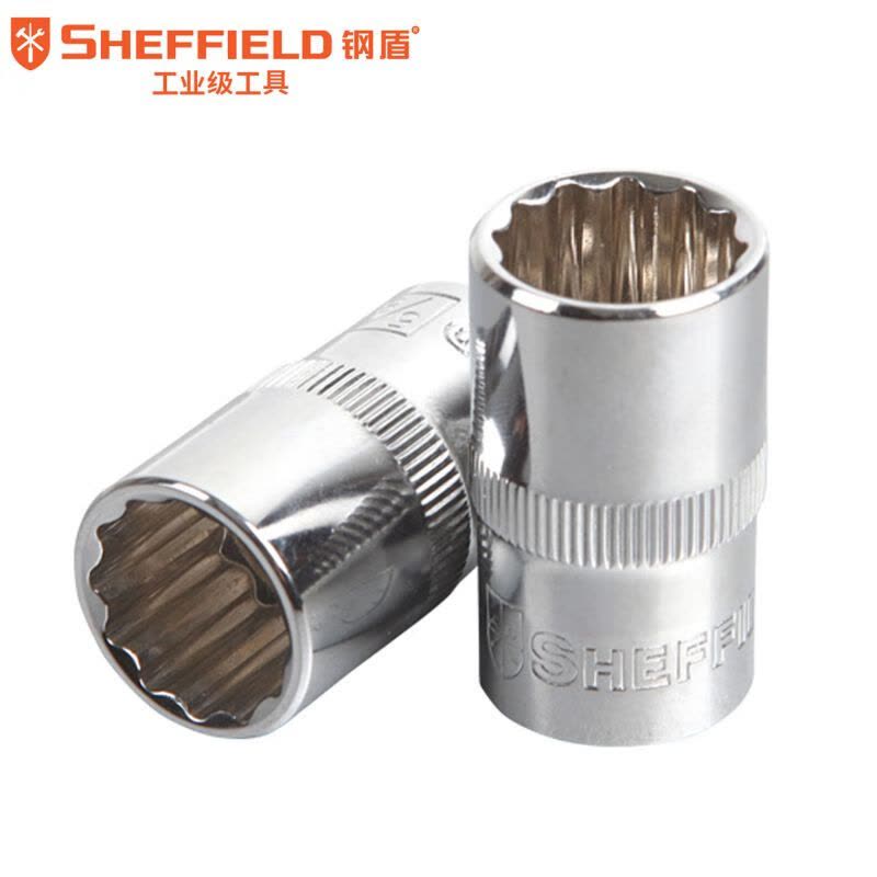 SHEFFIELD/钢盾 12.5mm系列英制12角套筒 S012204 7/16“ 1只图片