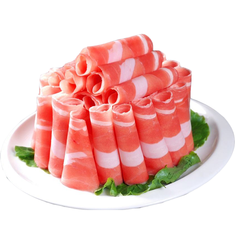 暖男厨房谷饲精选雪花肥牛卷200g牛肉片火锅食材参数