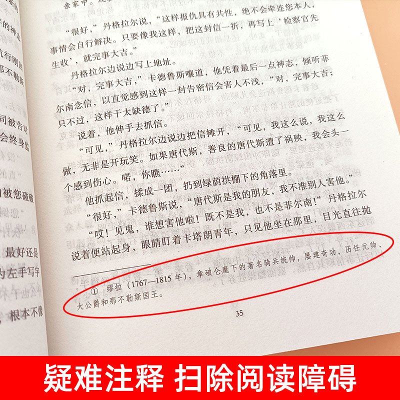 世界经典名著[悲惨世界+基督山伯爵上下4册] [正版]完整中文版上下2册悲惨世界基督山伯爵全译本原版原著足本无删减世界名