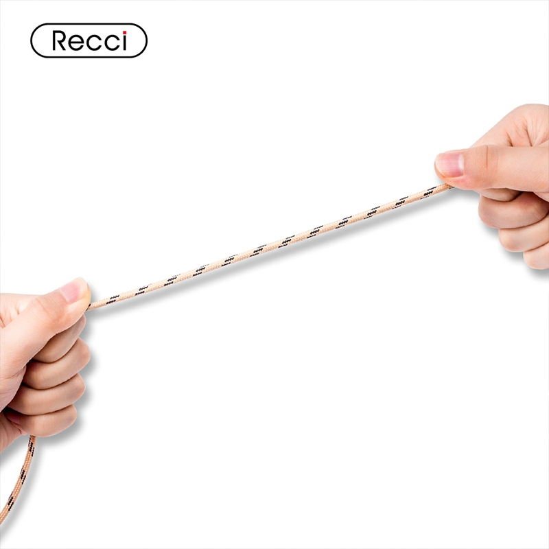 锐思(Recci)装甲兵铝合金编织数据线 苹果数据线手机充电线RCL-F100/RCM-F100/RCT-F100