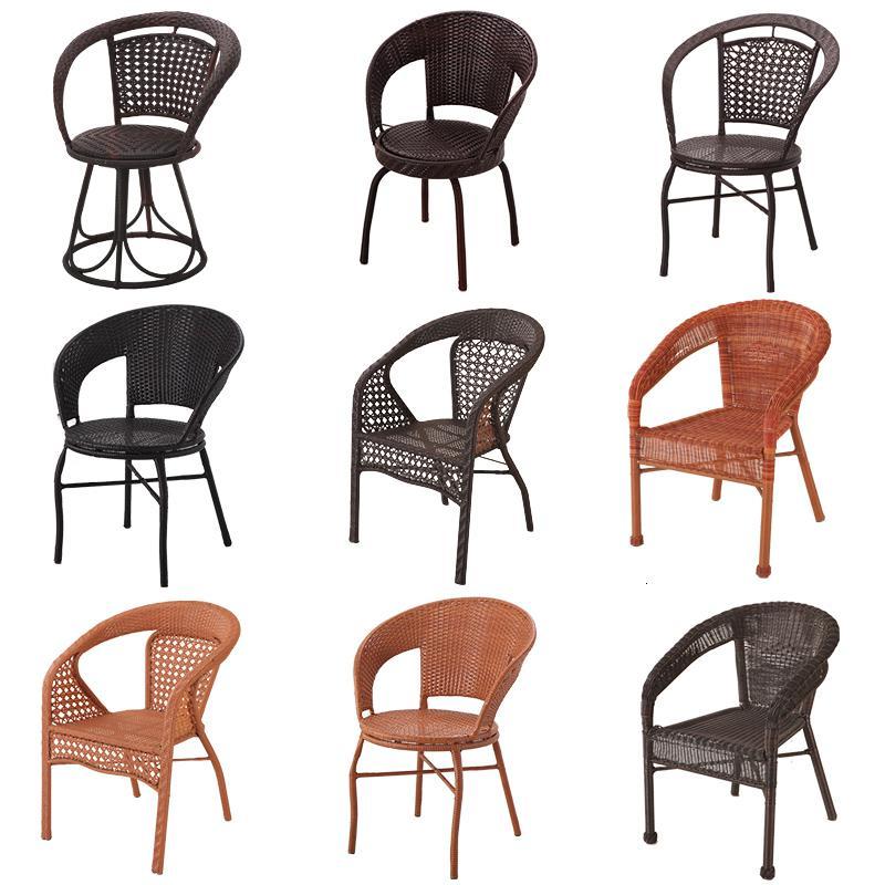 阳台休闲藤椅子扶手户外闪电客庭院腾椅单人老人藤艺家用藤条编织靠背