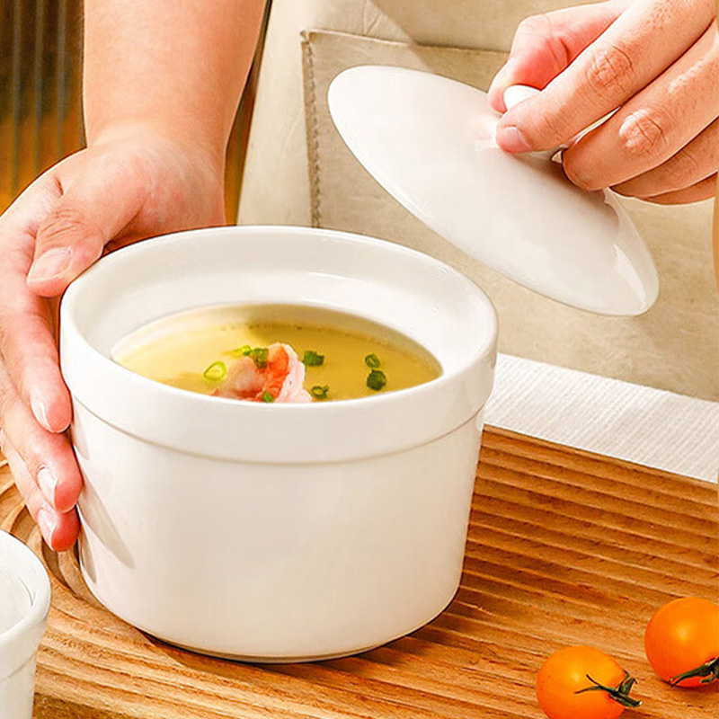 MAXCOOK美厨陶瓷碗450ml直身单盖小巧精致MCTC3181高清大图