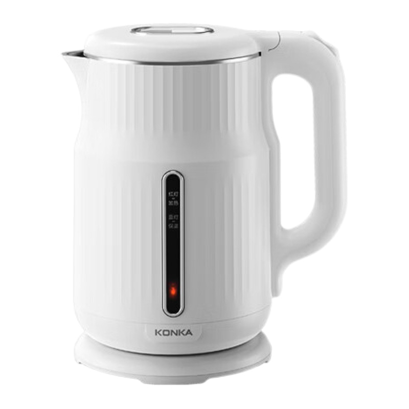 康佳电热水壶1.8L304不锈钢双层防烫KDSH-1844-W高清大图