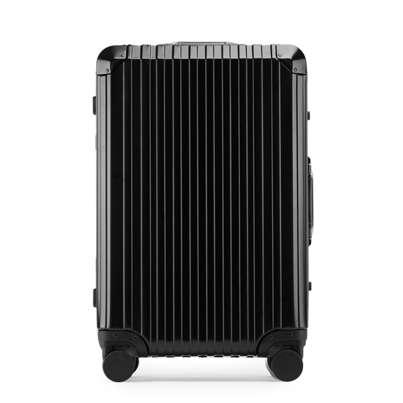 德国全镁铝合金拉杆箱商务旅行箱万向轮行李箱登机箱男女TSA海关26寸黑色高清大图