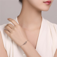 DTOTO S925银双鱼扣时尚手链送女友礼物