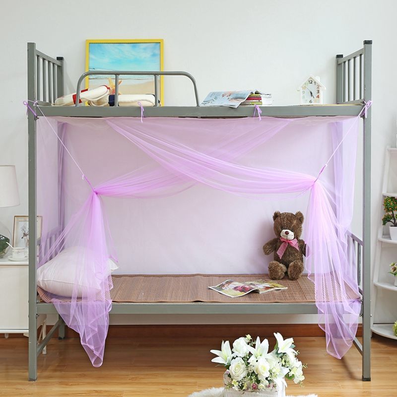 学生蚊帐宿舍寝室加密上下铺单人1米1.2米家用1.5双人1.8米床方顶