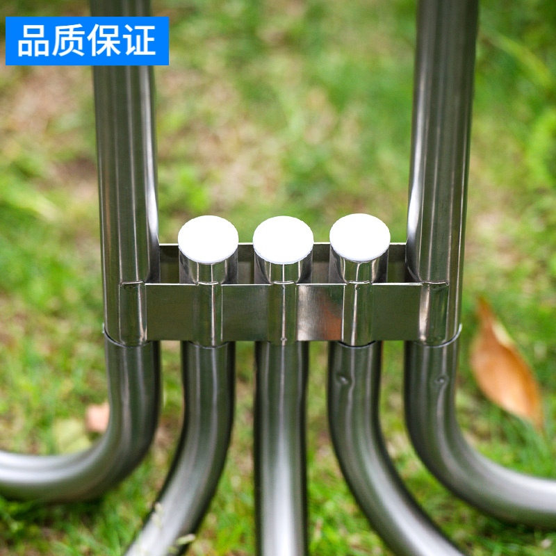 大型晒被架闪电客阳台室外落地折叠晾衣杆晾衣架可移动户外被子架四杆