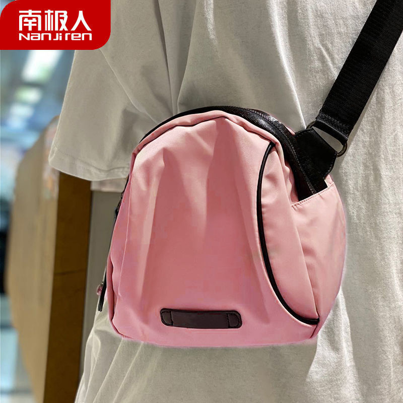 小包包女包2021新款韩版时尚女士牛津布帆布包腰包单肩斜挎包高清大图