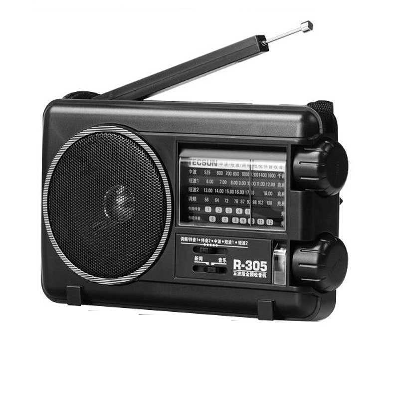 Tecsun/德生 R305 收音机 音响 老年人半导体 电视伴音 FM调频调频中波/短波 校园广播 便携式