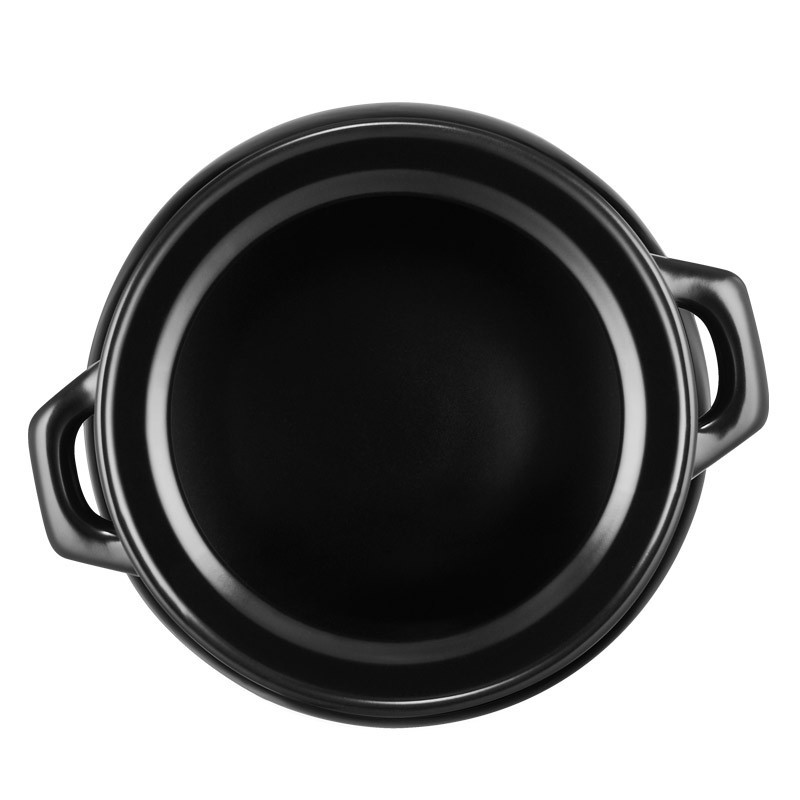 爱仕达(ASD)聚味系列陶瓷煲4.6L 家用煲汤砂锅大煲仔炖锅熬药瓦罐耐热陶瓷 燃气明火专用耐高温砂煲JLF46CP高清大图