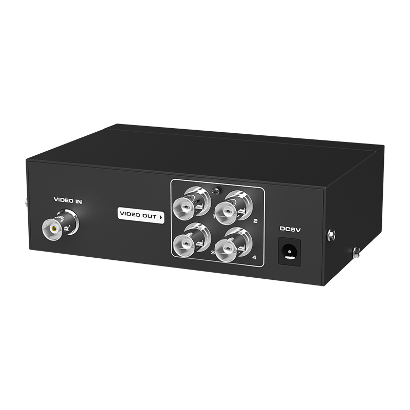 迈拓维矩MT-104BC bnc分配器一分四高清监控视频摄像头分配器1进4出高清大图