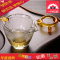 功夫茶具配件玻璃茶漏创意茶叶过滤器茶滤茶器过滤漏斗泡茶器