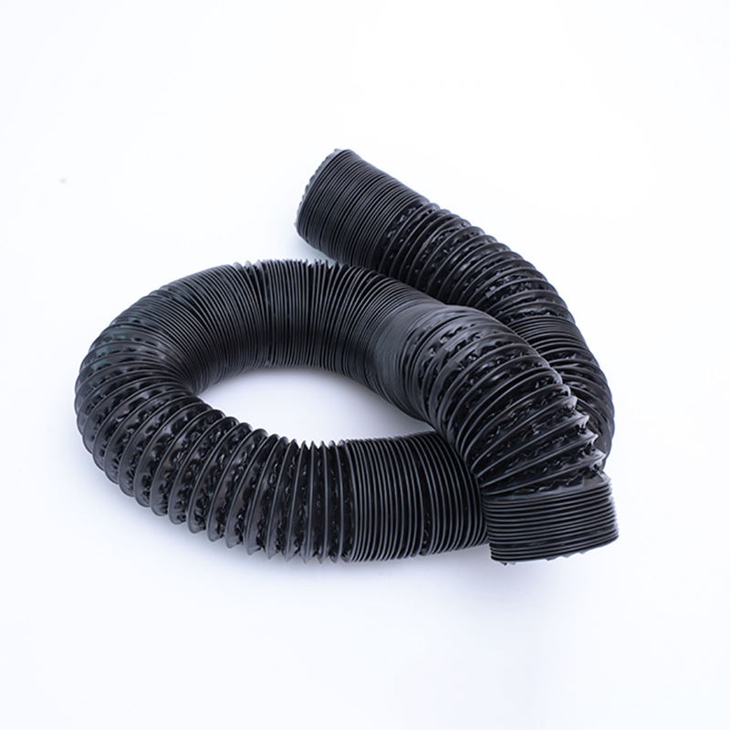 易企采 新风系统加厚pvc排风管铝箔管双层烟管铝箔排烟管伸缩软管可定做 加强型200mm