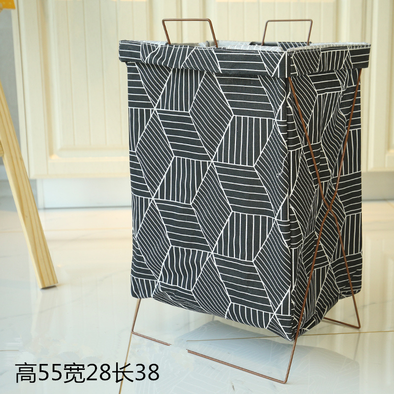 可折叠支架防水超大号家居衣物收纳筐脏衣篮脏衣篓储物箱