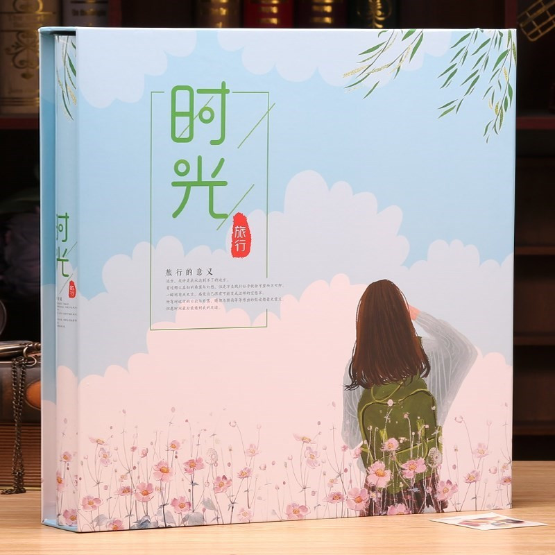 七寸混装盒装成长放照片混合装。相册大容量影集相册本