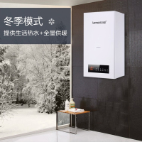 乐尔玛（LERMA）燃气壁挂炉 天然气取暖炉地暖淋浴家用锅炉暖气片 18KW-BF09（适合30-90㎡）
