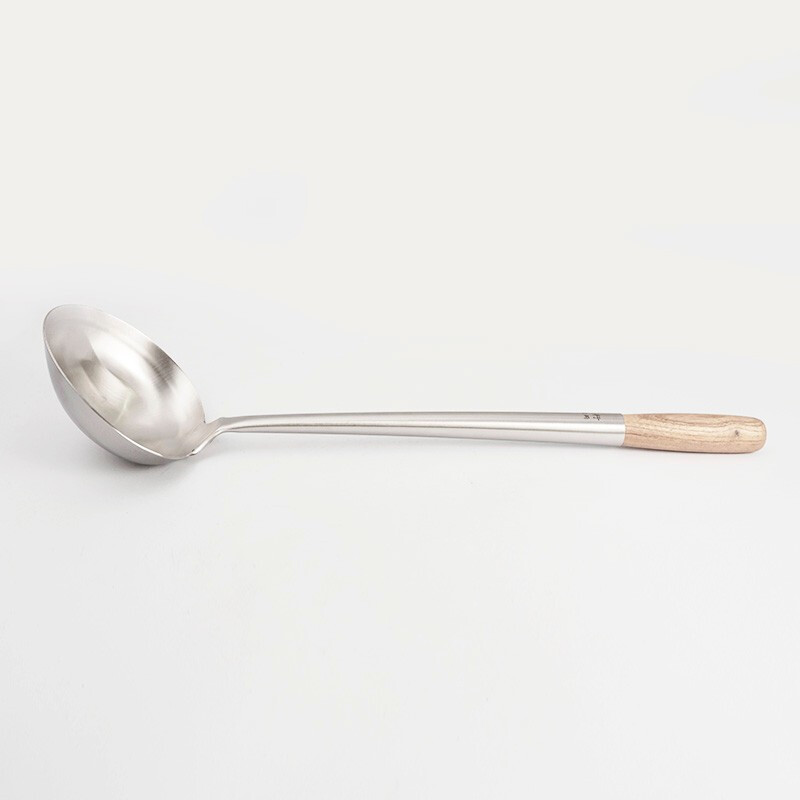 不锈钢炒勺 55*13.6cm高清大图