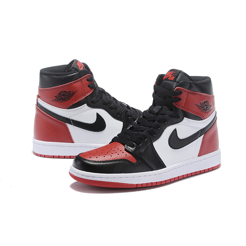 jordan1aj1黑红脚趾中帮男女运动休闲篮球板鞋跑步鞋555088610