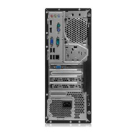 联想 (Lenovo)启天M415-D187 台式电脑 黑色