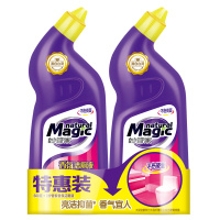 妙管家 (MAGIC AMAH)香氛洁厕液 厕所清洁剂罗兰清香 600g/瓶×2 双包装 表面活性剂[纳爱斯]