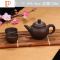 壶白瓷旅行茶具捡漏仿古水平西施壶过滤小旅行茶具家用茶具送杯 国泰家和 小仿古(红)