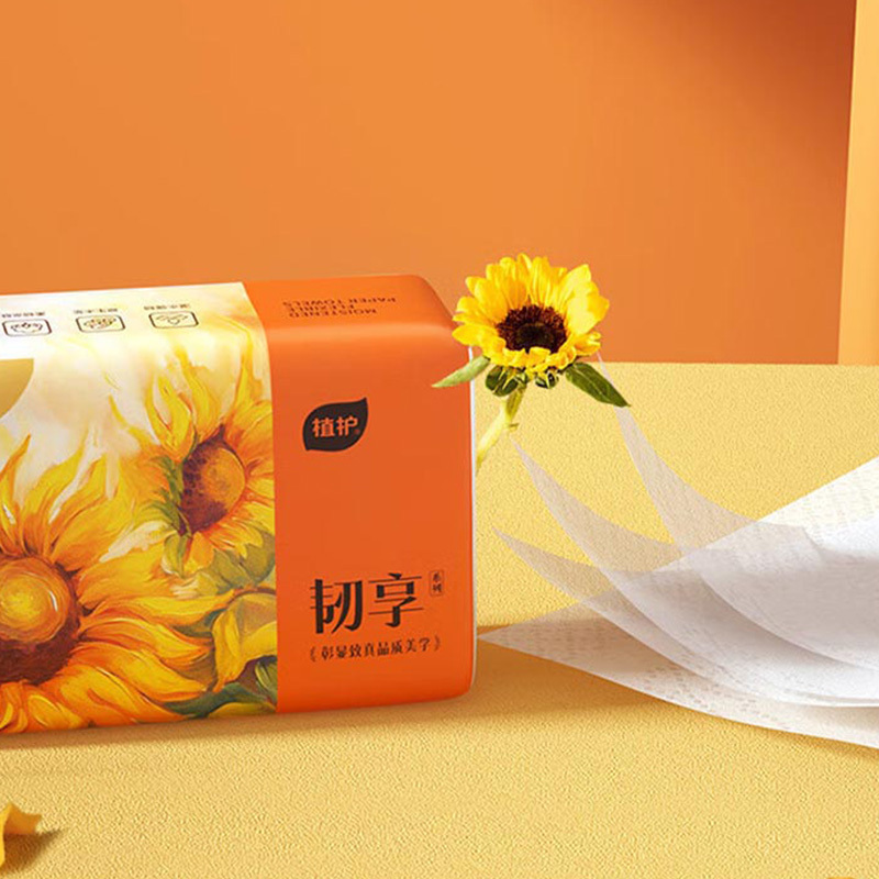植护抽纸4层100抽*10包ZH305385N10高清大图