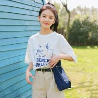 2019年新款色T恤女夏季怪味少女学生宽松百搭上衣韩版新款大码常规款T恤港味打底衫潮女士T恤优旋