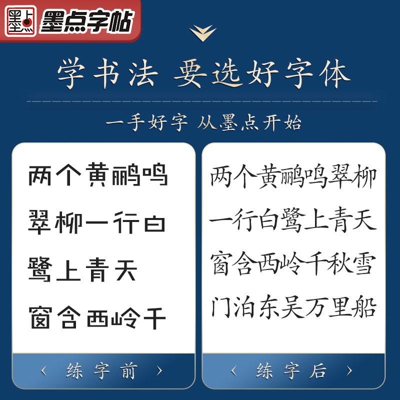 行楷文章4本临摹套装 [正版]字帖钢笔练字高中生大学生行楷荆霄鹏初中生行楷字帖女生练字帖成年手写正楷大人小学生名人名言散高清大图