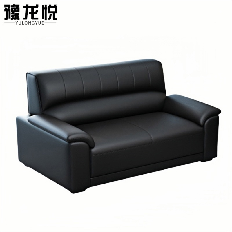 豫龙悦办公皮质沙发高清大图