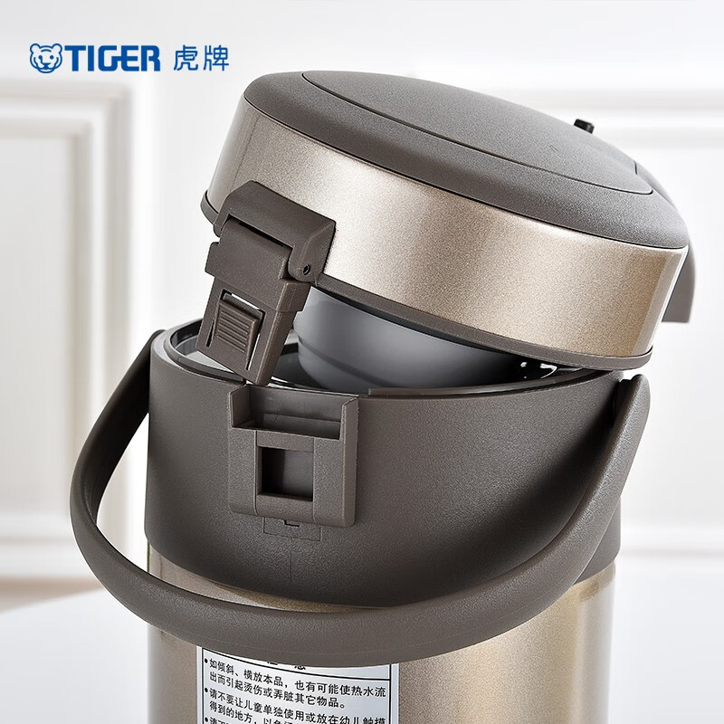 虎牌(tiger) 2.2L大容量保温壶MAA-A22C 天鹅灰TG