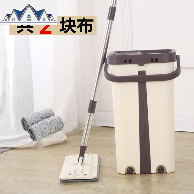 刮刮乐免手洗懒人拖把家用一拖净平板拖把干湿两用网红刮水拖把_1_413 安装视频联系客服
