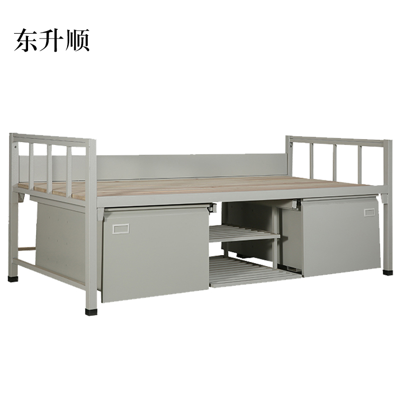 东升顺钢制单人床含柜