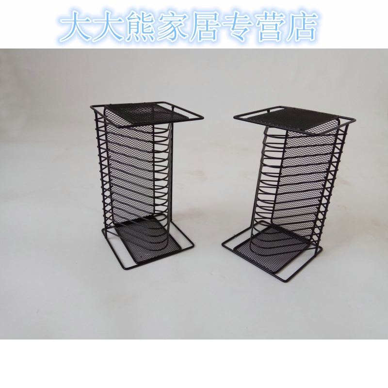 创意CD架子铁线铁艺分格整理碟片光碟光盘收纳架烧友伴侣