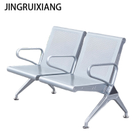 JINGRUIXIANG 长排椅 1200*650*780±30mm 双人位 304不锈钢 闪银 1张