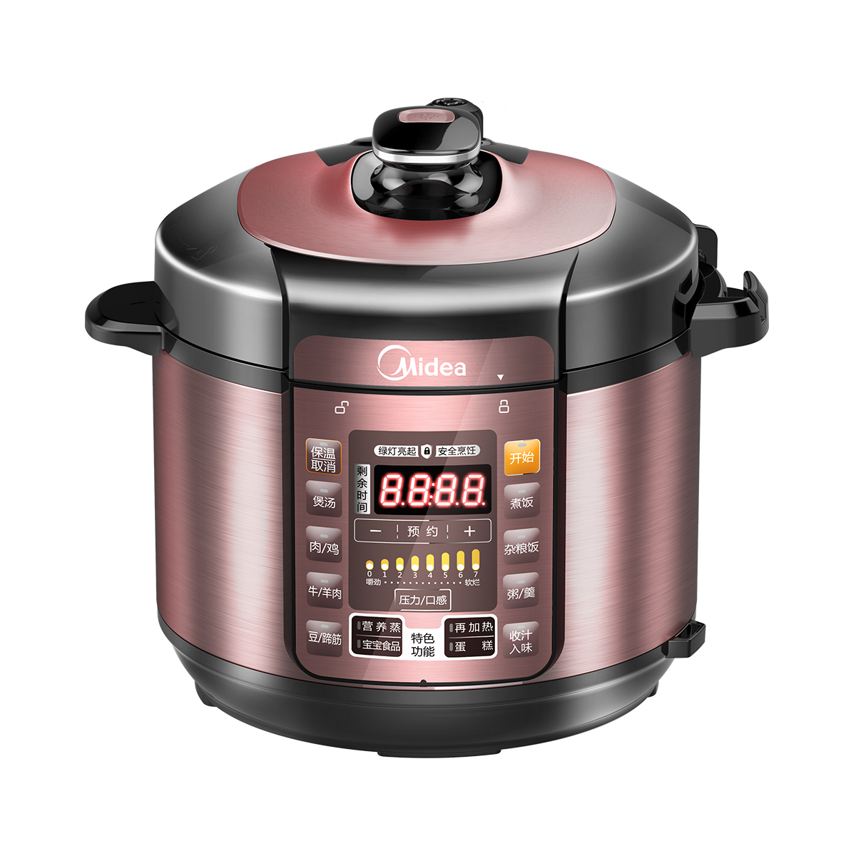 美的电压力锅双胆6L升家用电高压锅饭煲 MY-YL60Simple101